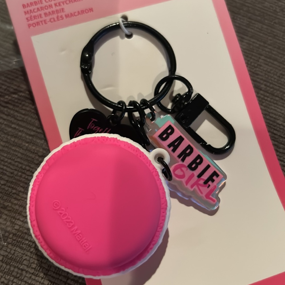 BARBIE Macaroon Keychain NWT - Picture 3 of 4